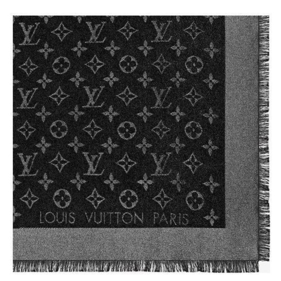 100% Authentic Louis Vuitton Monogram Shawl, Ref M75123 - Picture 2 of 5